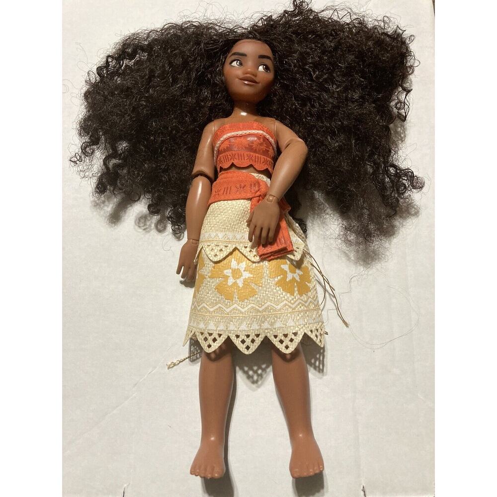 Disney Store Moana Doll 11" Articulated Arms‎ Bendable Legs